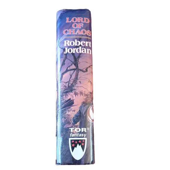 1ST PRINT! Wheel Of Time #6 Lord of Chaos Robert Jordan HCDJ - Picture 3 of 11